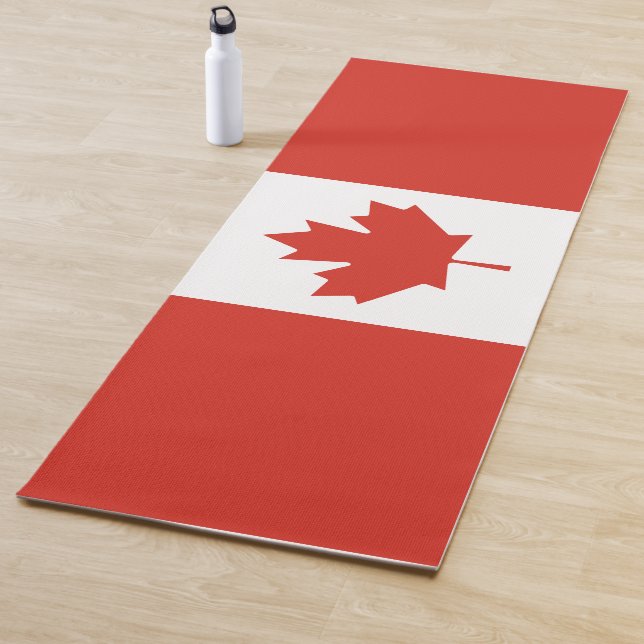 Esterilla De Yoga Bandera canadiense (hoja de arce) (Canadá) (In situ)