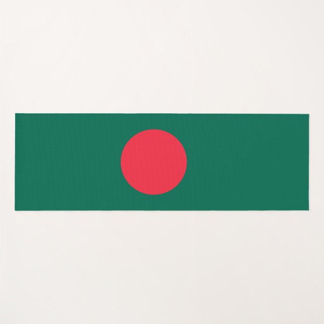 Esterilla De Yoga Bandera de Bangladesh (Bangladesh) (Anverso (horizontal))