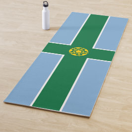 Esterilla De Yoga Bandera de Derbyshire (condado de inglés)