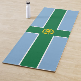 Esterilla De Yoga Bandera de Derbyshire (condado de inglés)