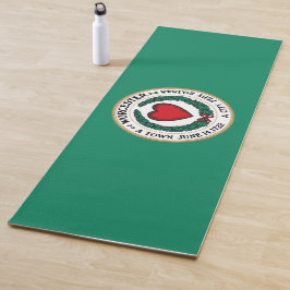 Esterilla De Yoga Bandera de la ciudad de Worcester (Massachusetts)