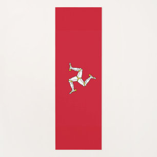 Esterilla De Yoga Bandera de la Isla de Man / bandera de la Isla de