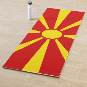 Esterilla De Yoga Bandera de Macedonia del Norte