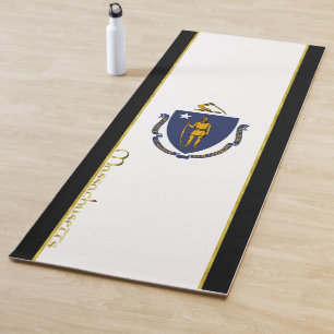 Esterilla De Yoga Bandera de Massachusetts