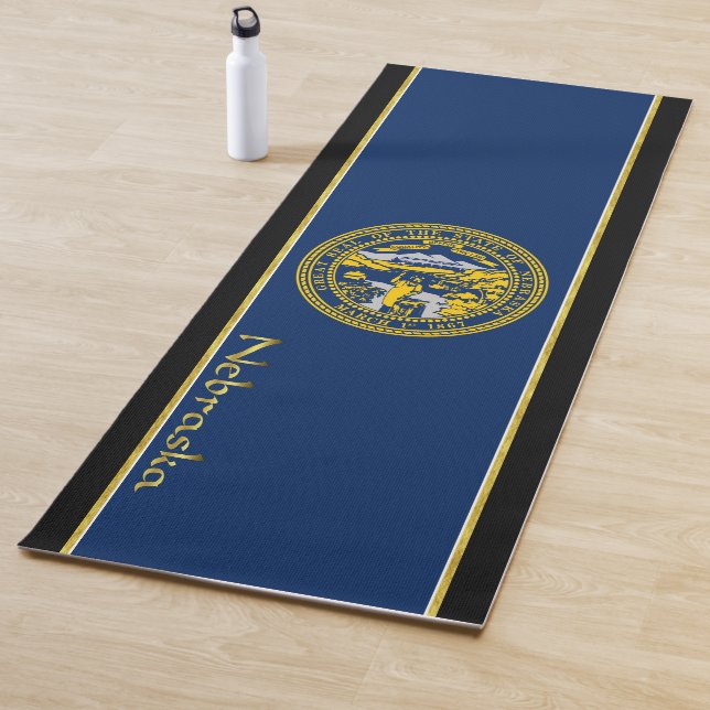 Esterilla De Yoga Bandera de Nebraska (In situ)