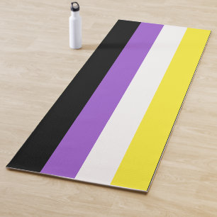 Esterilla De Yoga Bandera de Orgullo no binaria