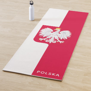 Esterilla De Yoga Bandera de Polonia (con escudo de armas)