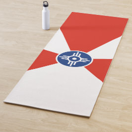 Esterilla De Yoga Bandera de Wichita (Kansas, Estados Unidos)