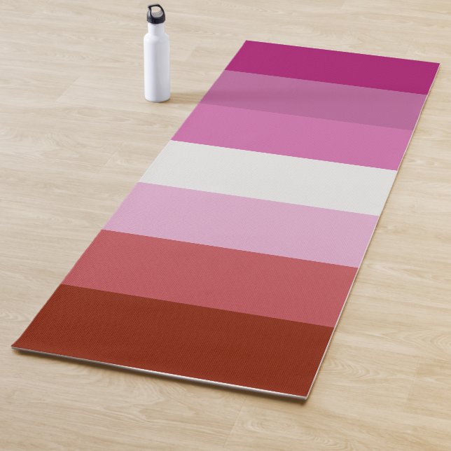Esterilla De Yoga Bandera del Orgullo Lesbiano (In situ)