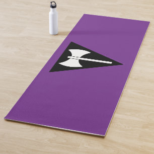 Esterilla De Yoga bandera del orgullo lésbico SlipperyJoe feminista