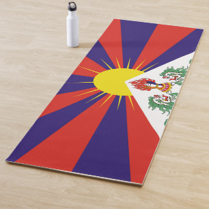 Esterilla De Yoga Bandera del Tíbet Libre