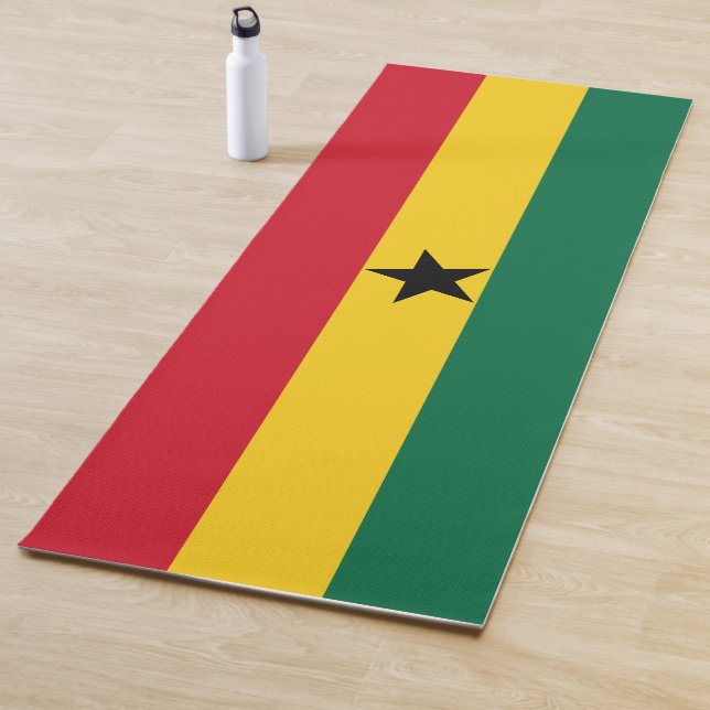 Esterilla De Yoga Bandera ghanesa (Ghana) (In situ)