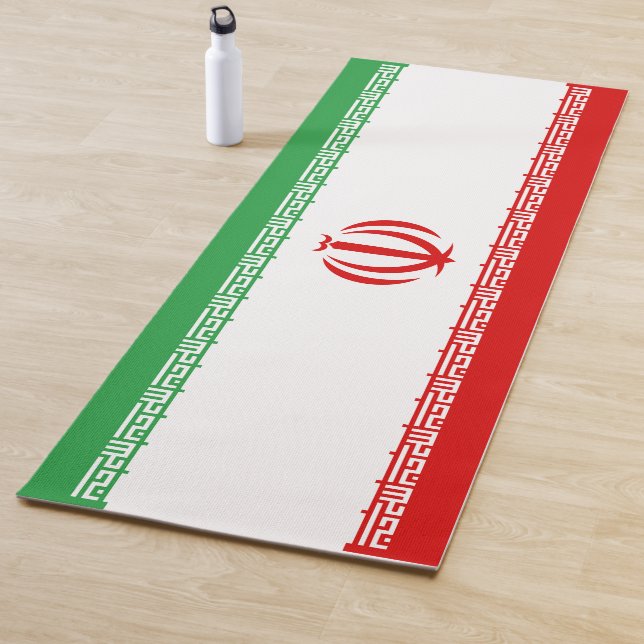 Esterilla De Yoga Bandera iraní (Irán) (persa) (In situ)