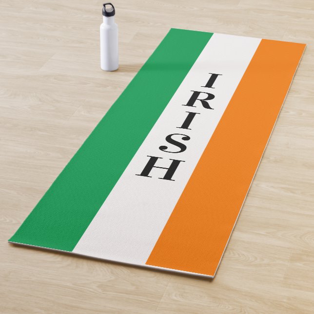 Esterilla De Yoga Bandera irlandesa de peso ligero personalizado (In situ)