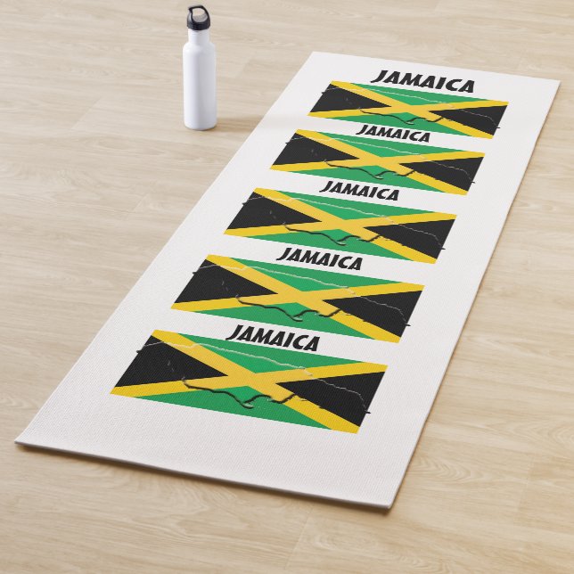 Esterilla De Yoga BANDERA JAMAICANA personalizado (In situ)