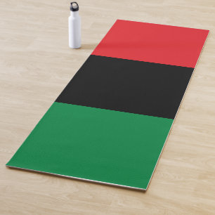 Esterilla De Yoga Bandera Panafricana de la UNIA