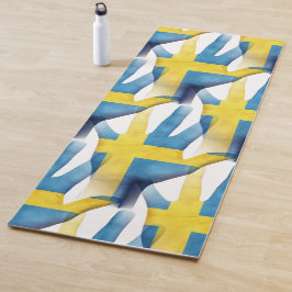 Esterilla De Yoga Bandera sueca, cultura escandinava, colores suecos