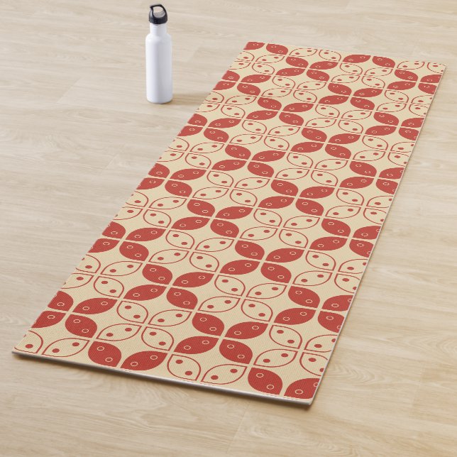 Esterilla De Yoga Batik Kawung, patrón indonesio, javanés, etnia (In situ)