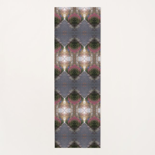 Esterilla De Yoga BC Fall Trees Ikat Pouf (Anverso)