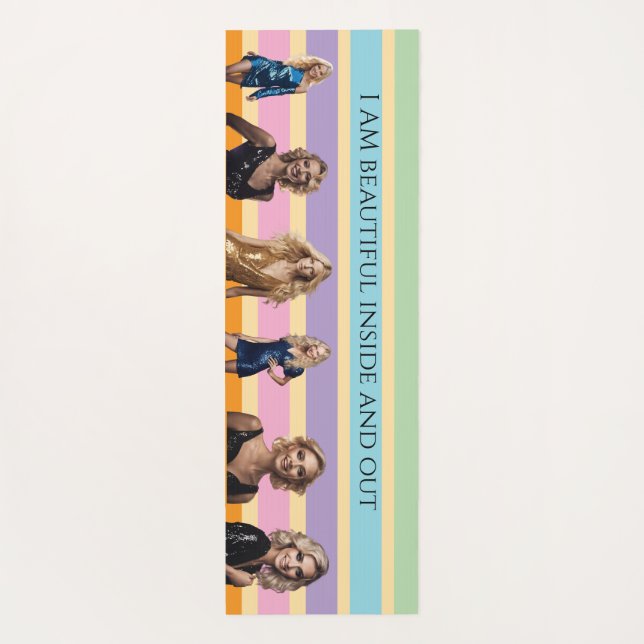 Esterilla De Yoga Beach Women Swimwear antistress fit yoga rainbow (Reverso)