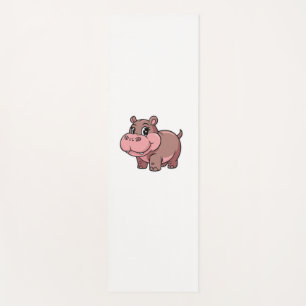 Esterilla De Yoga Bebé lindo Hippo Moo Deng Camiseta De Larga Manga
