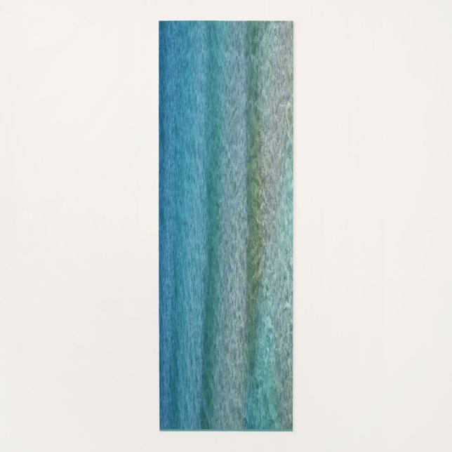 Esterilla De Yoga Bella tranquilidad en el mar Caribe (Anverso)