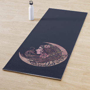 Esterilla De Yoga Bendita sea la diosa de la luna arte pagano