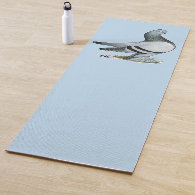 Esterilla De Yoga Berliner Tumbler Pigeon Blue Bar (In situ)