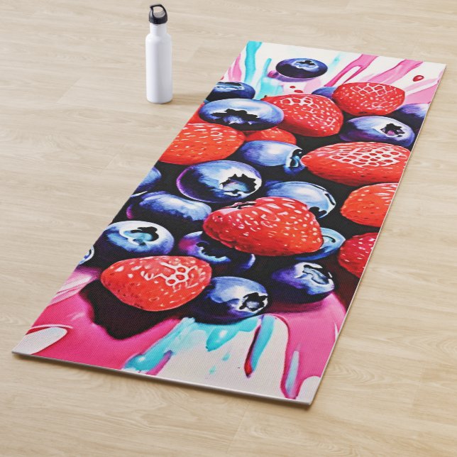 Esterilla De Yoga Berry Blast: Fruity Fun (In situ)