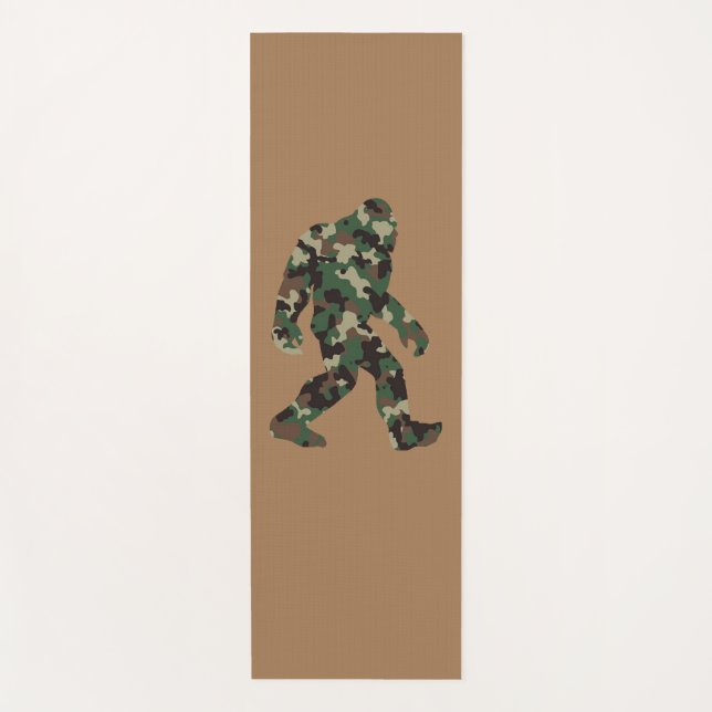 Esterilla De Yoga Bigfoot Sasquatch Camo (Anverso)