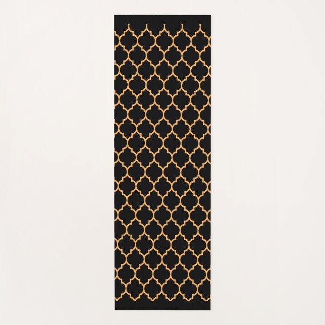 Esterilla De Yoga Black Honeycomb (Anverso)