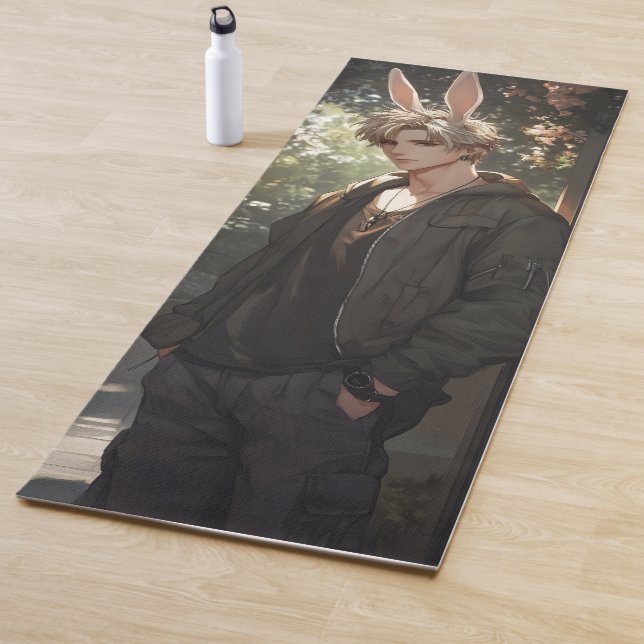 Esterilla De Yoga Blond Anime Bunny Boy (In situ)