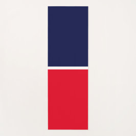 Esterilla De Yoga Bloque de color blanco rojo brillante azul de la M