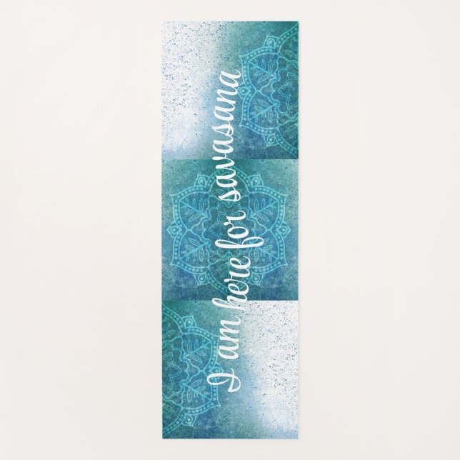 Esterilla De Yoga Bloques de Mandala de Gradiente (Anverso)