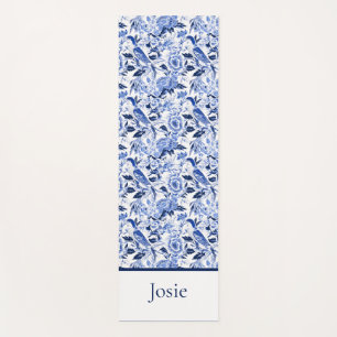 Esterilla De Yoga Blue Bird Chinoiserie Monograma