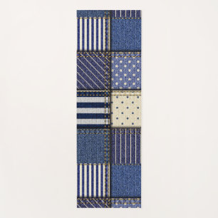 Esterilla De Yoga Blue Denim Patchwork