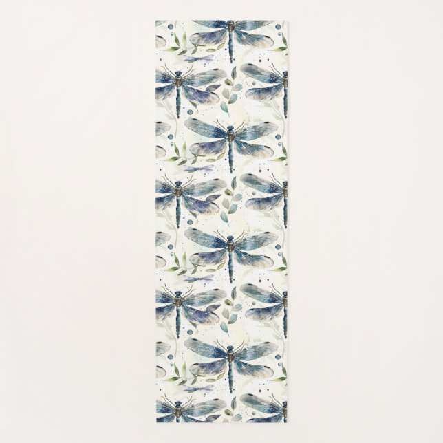 Esterilla De Yoga Blue Dragonflies (Anverso)