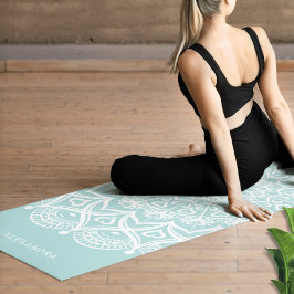Esterilla De Yoga Boho personalizado de la Casa Blanca y la Casa de