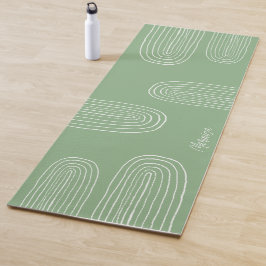 Esterilla De Yoga Boho Personalizado Mediocentrismo Chic Arcoíris
