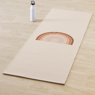 Esterilla De Yoga Boho Rainbow Beige Terracotta