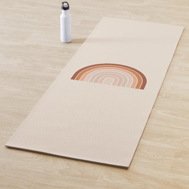 Esterilla De Yoga Boho Rainbow Beige Terracotta (In situ)