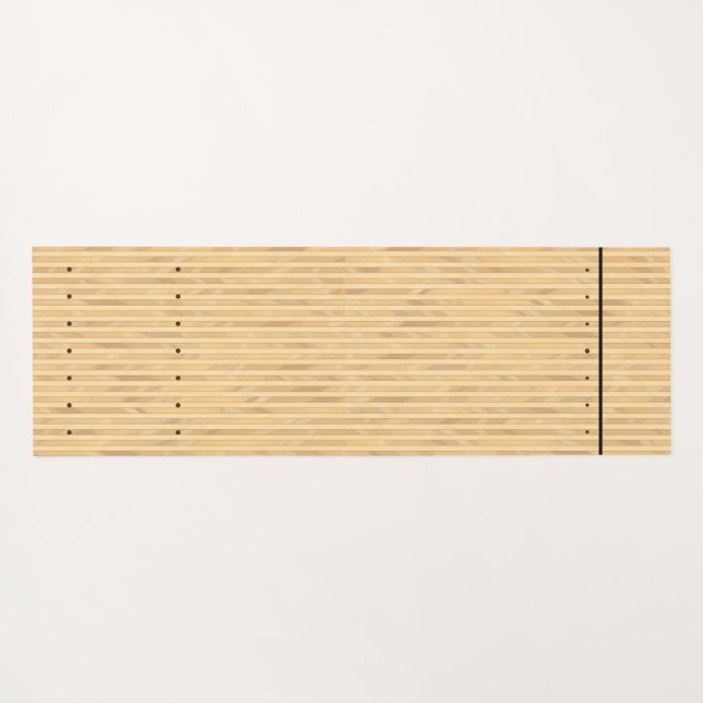 Esterilla De Yoga Bolera/Área de aproximación (Delantera/Atrás) (Reverso (horizontal))