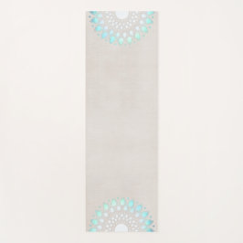 Esterilla De Yoga Bonito azul turquesa Lotus Mandala