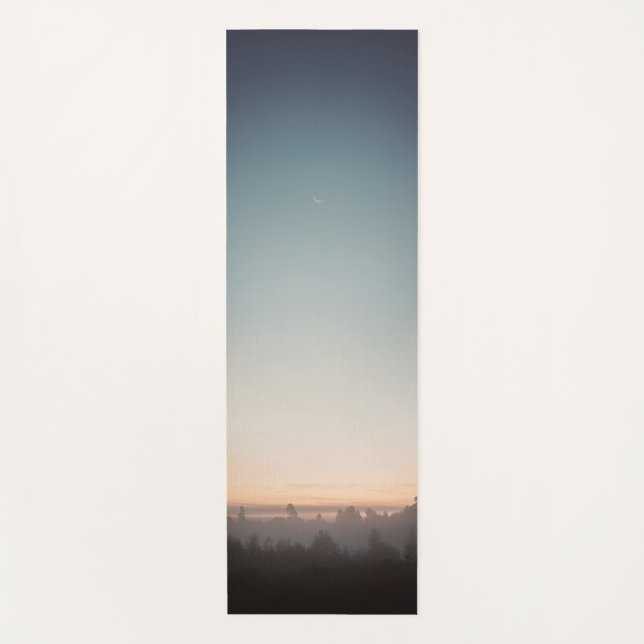 Esterilla De Yoga Bosque Mínimo Amanecer (Anverso)