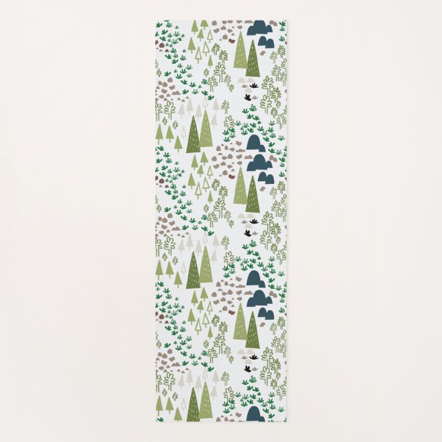Esterilla De Yoga Bosques escandinavos  (Anverso)