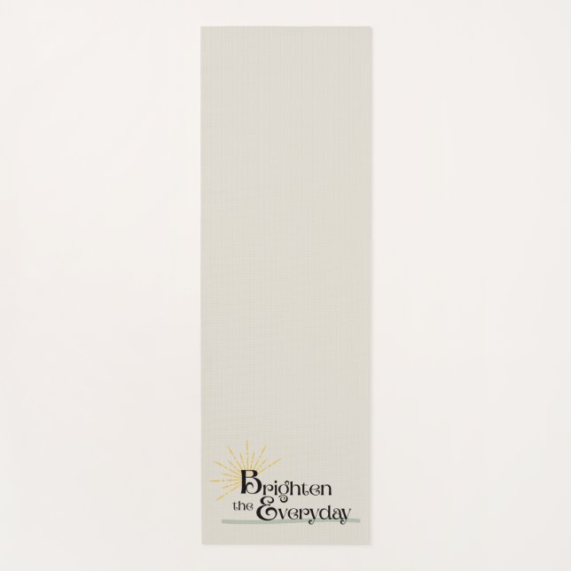 Esterilla De Yoga Brighten the Everyday Mindful Calming Minimalist (Anverso)