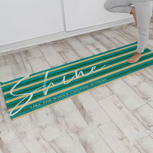 Esterilla De Yoga Brilla como el universo entero es tu franja (Subido por el creador)