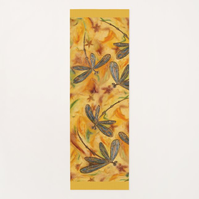 Esterilla De Yoga Brisa cálida de la libélula (Anverso)