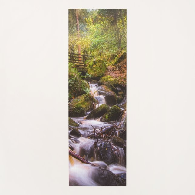 Esterilla De Yoga Brook de Woodland Waterfall (Anverso)