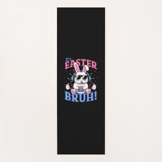 Esterilla De Yoga Bruh Easter Bunny Gamer Videojuegos Hombres Niño